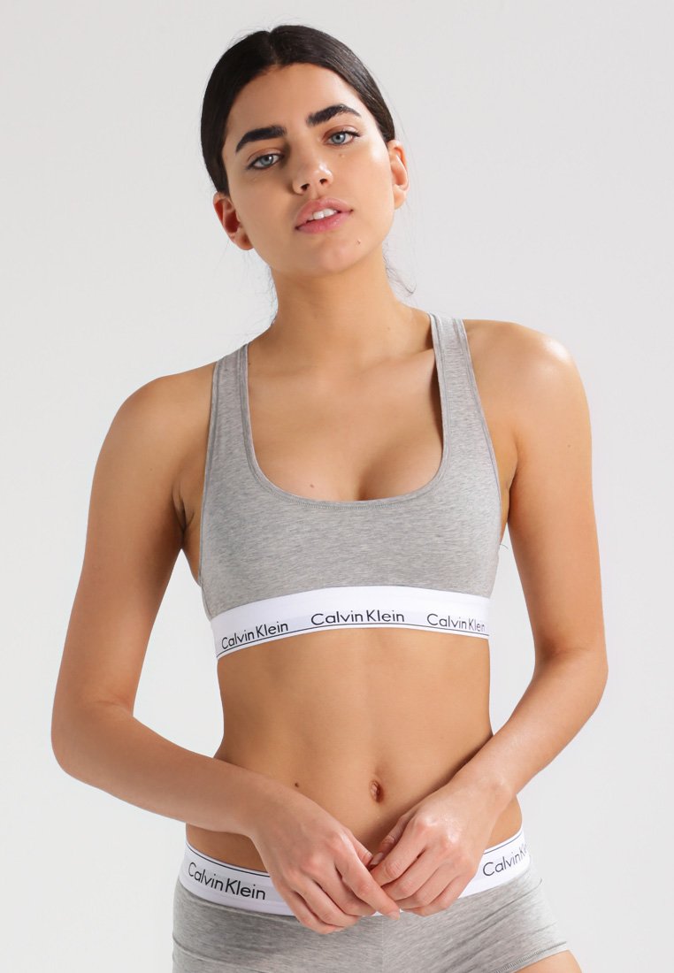 Calvin Klein Underwear MODERN BRALETTE - Bustier - grey heather/grey 