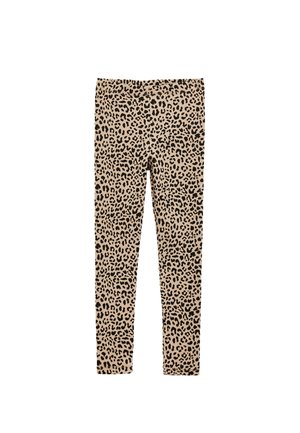 LEOPARD PATTERNED  - Leggings - Byxor - beige