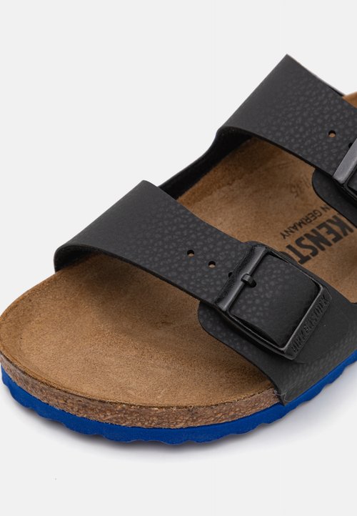 Birkenstock ARIZONA KIDS - Pantuflas - desert soil black/blue — photo 6