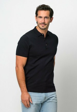 PROFUOMO THE LUXURY BASIC SHORT SLEEVE - Poloshirt - navy