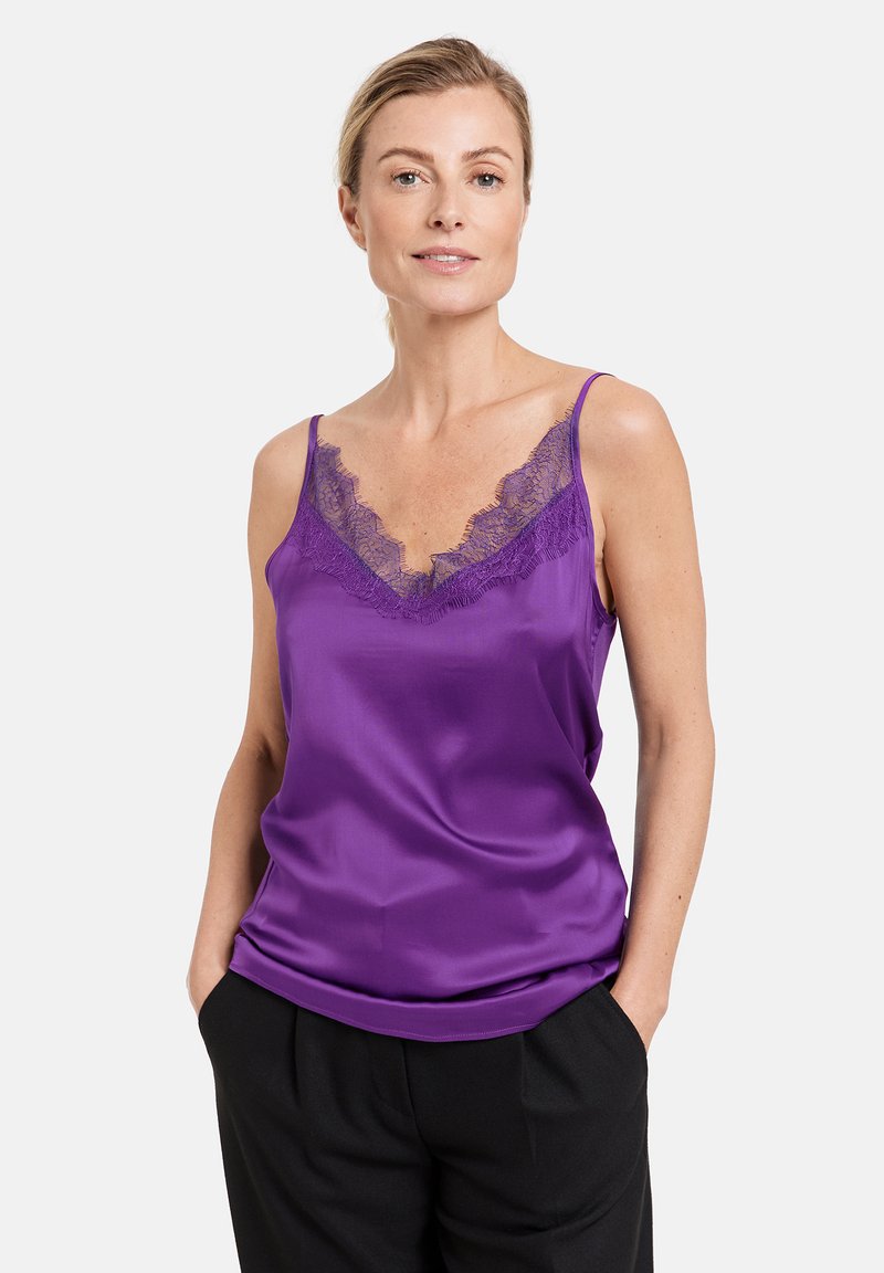 Gerry Weber FLIESSENDES Toppi Darkviolet tummanvioletti Zalando fi gerry-weber-fliessendes-toppi-darkviolet-tummanvioletti-zalando-fi