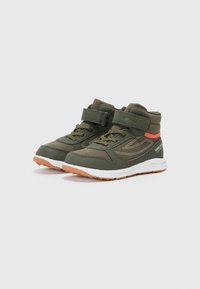 Viking HOVET MID UNISEX - Augsti sporta apavi - olive/red