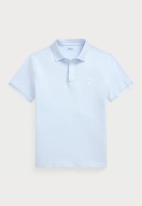 CUSTOM SLIM FIT STRETCH OXFORD MESH POLO - Polo - office blue/white