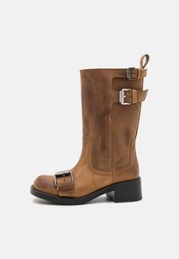 STIVALE DONNA - Bottes de cowboy / motard - brown