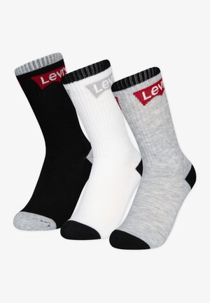 Levi's® BATWING REGULAR CUT UNISEX 3 PACK - Calze - black