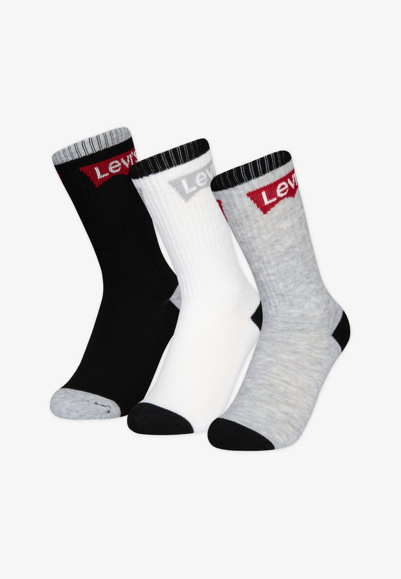 Levi's® BATWING REGULAR CUT UNISEX 3 PACK - Strømper - black