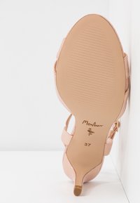 Menbur Sandaalit nilkkaremmillä - rose gold-coloured