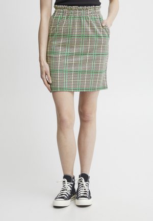 IHKATE CHECK2 - Pencil skirt - greenbriar