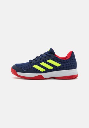 GAMESPEC UNISEX - Chaussures de tennis toutes surfaces - dark blue/lucid lemon/footwear white