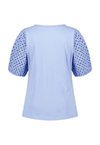 MS Mode MET DETAILS OP DE MOUWEN - T-shirt imprimé - licht blauw