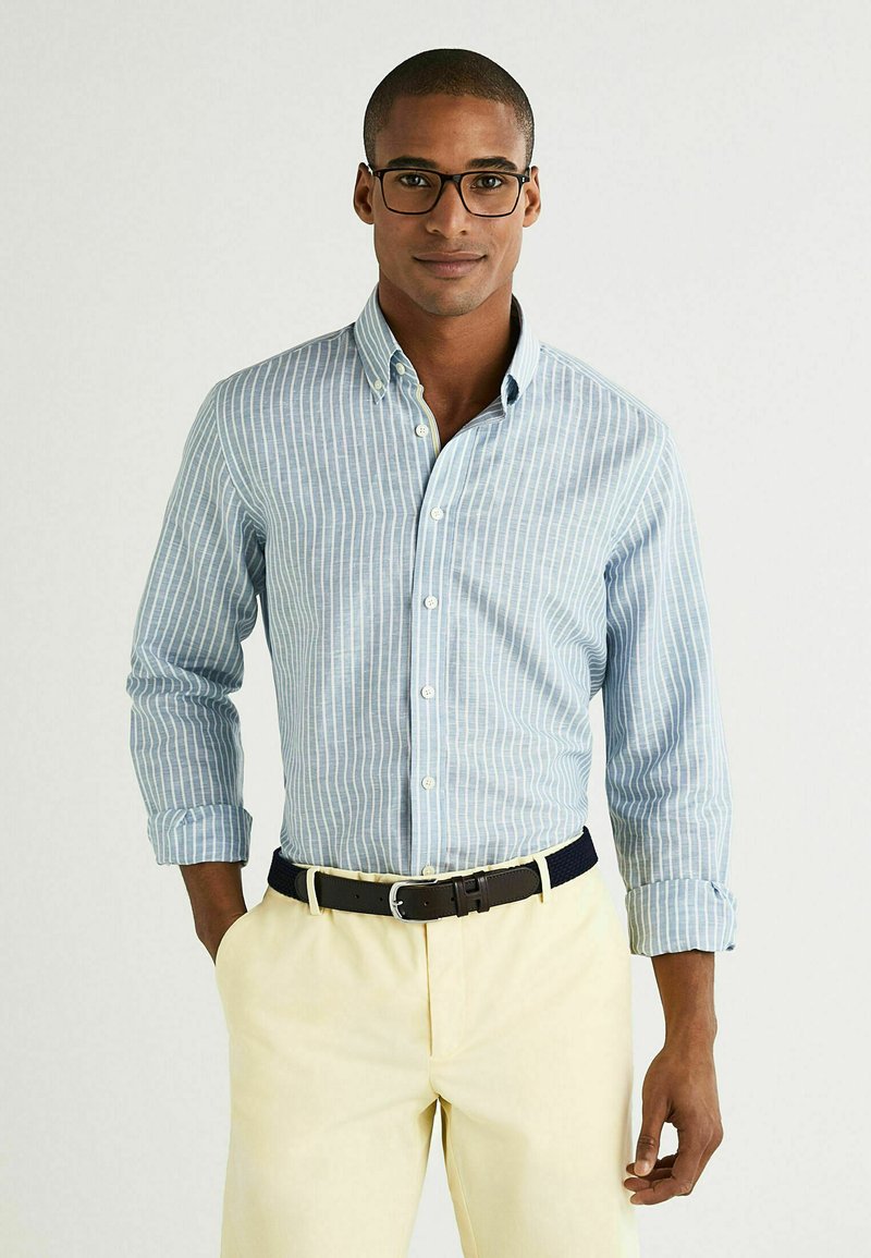Hackett London Shirt White Sky blue Zalando de