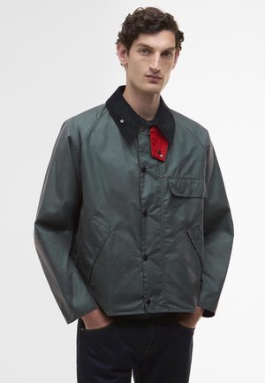 PAUL SMITH LOVES BARBOUR TRANSPORT WAXED JACKET UNISEX - Übergangsjacke - dark slate