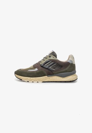 Floris van Bommel, SCHUHE DE TREENER 01.01 - Baskets basses - armygreen