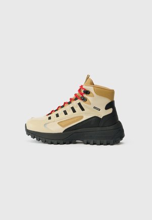APAZE UNISEX - Magas szárú sneakerek - light brown/black