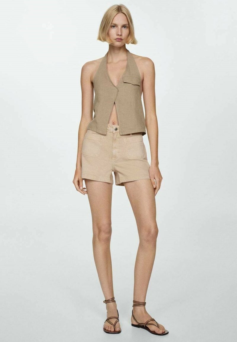 Mango Shorts zandkleur