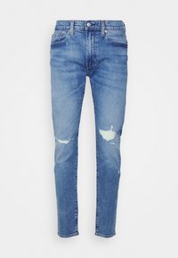 Não selecionado, medium indigo worn in