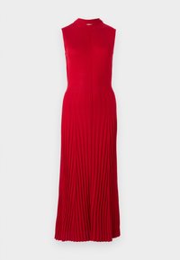 Tommy Hilfiger MOCK MIDI DRESS - Gebreide jurk - medium red