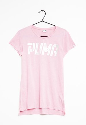 T-shirt med print - pink