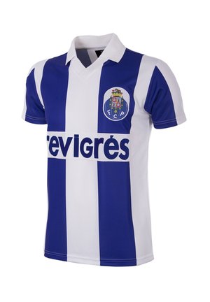 Poloshirt - white blue