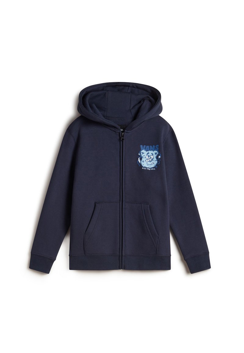 Vans DIZZY BEAR  - Felpa con zip - dark blue