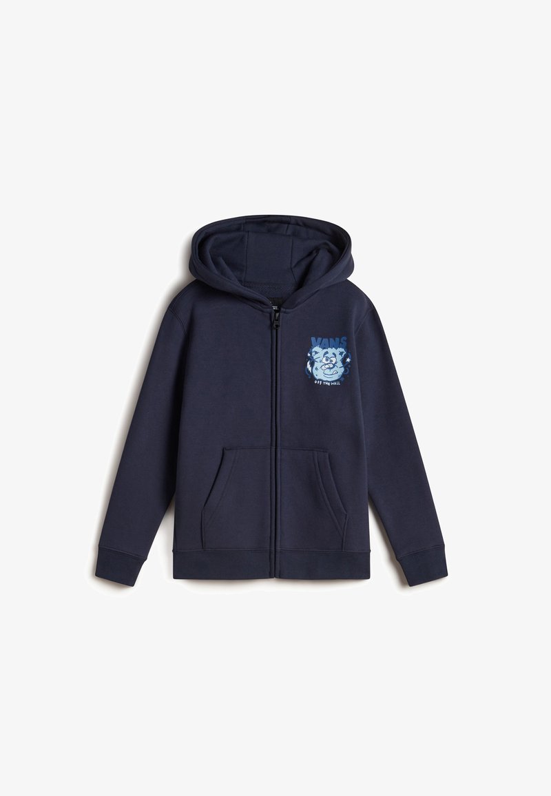 Vans DIZZY BEAR - Felpa con zip - dark blue