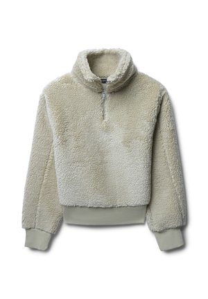 HALF ZIP - Sweat polaire - ecru