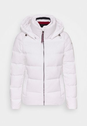 GLOBAL STRIPE - Dunjakke - classic white