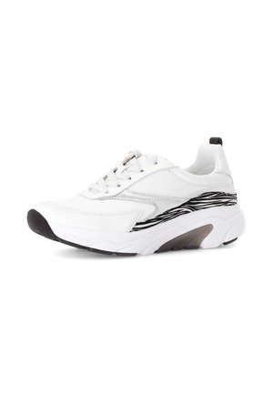 SNEAKER - Sneakers laag - weiss silber schw