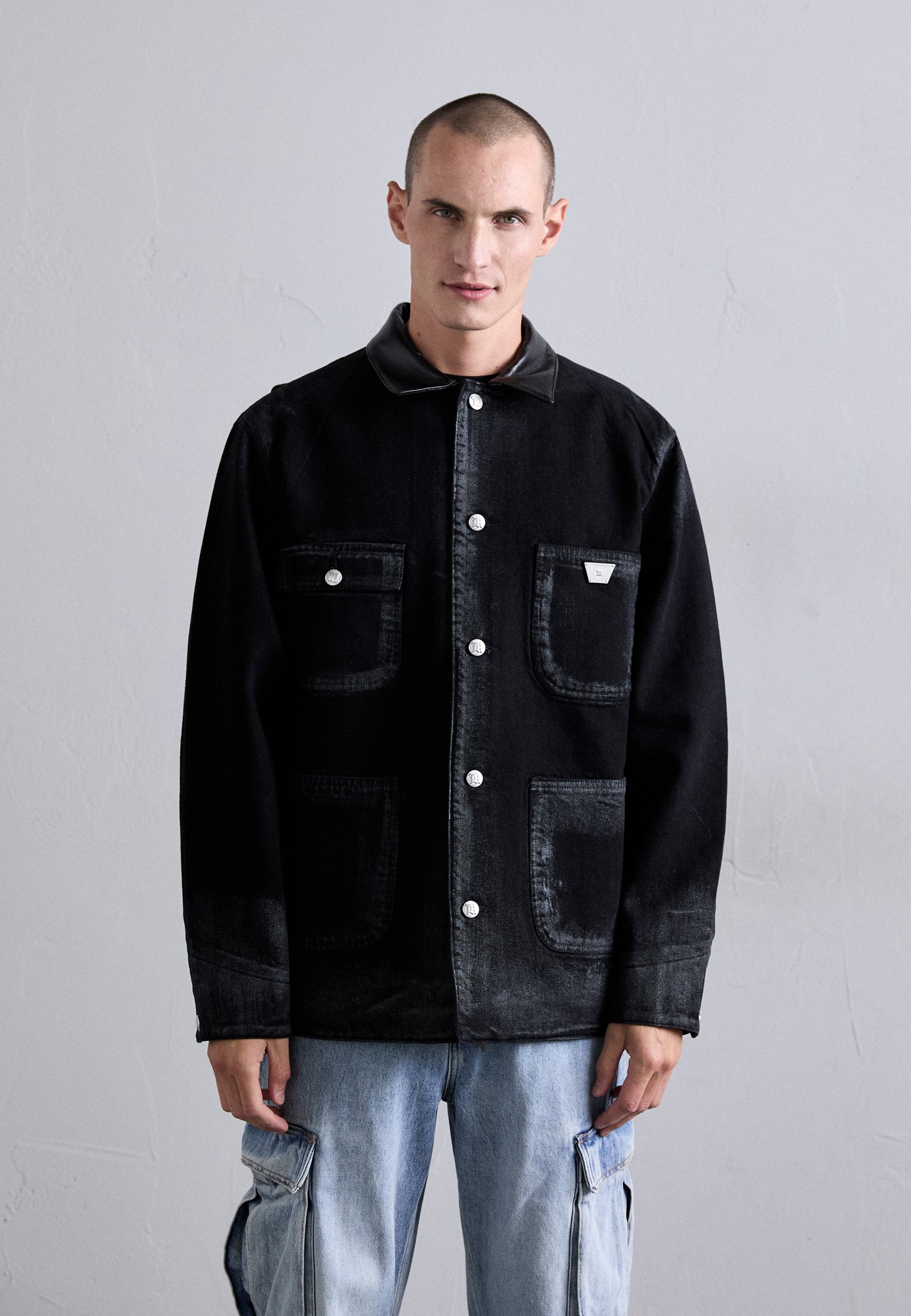 Misbhv Black Denim Jacket MISBHV MARFA WORK JACKET Summer Jacket