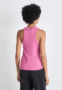 HUGO EASY TANK - Topp - medium pink