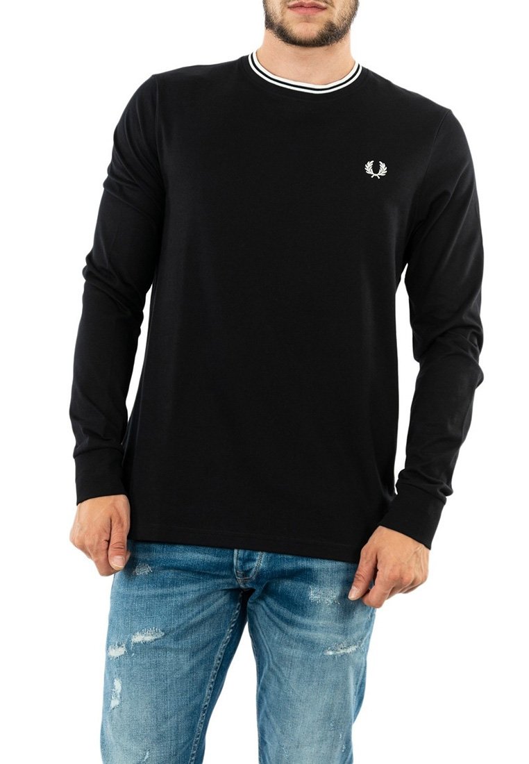 Fred Perry Langærmet T-shirt - noir
