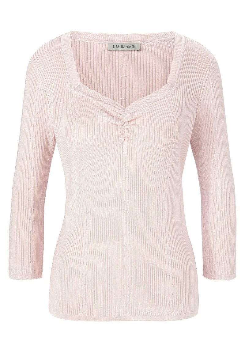Damen Strickjacken | Uta Raasch Strickpullover rosé/rosa - ZL48695 Damen Strickjacken | Uta Raasch Strickpullover rosé/rosa - ZL48695