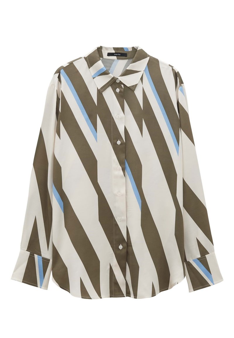 someday. Overhemdblouse kaki