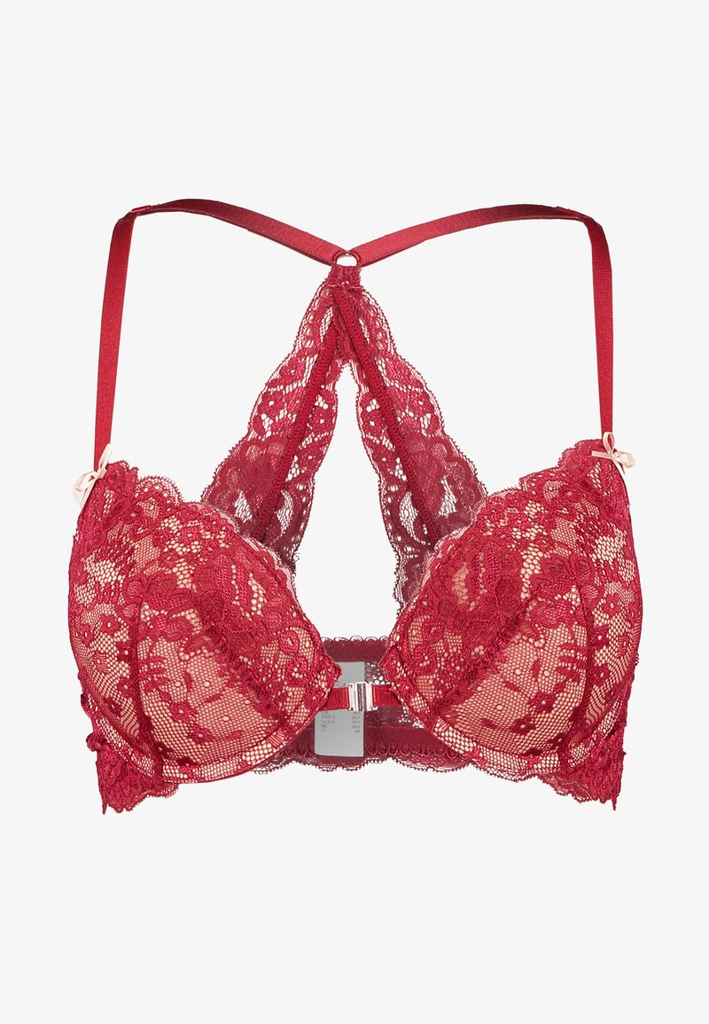 Lascana Cirella Bra Push Up Bh Red Dusky Pink Zalando At