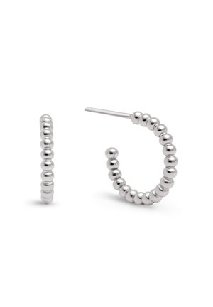 PEBBLE DOTS S - Pendientes - silver-coloured