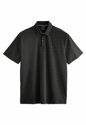 Next REGULAR FIT - Koszulka polo - black