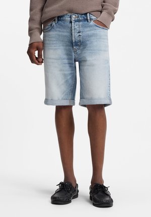 HUGO HUGO 634/S - Shorts di jeans - bright blue