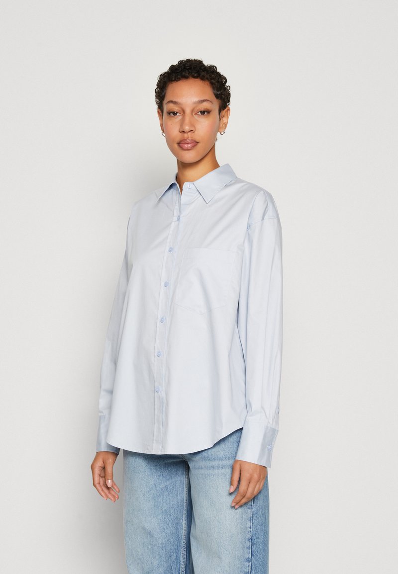 Calvin Klein RELAXED SHIRT Buttondown blouse arctic ice/light blue