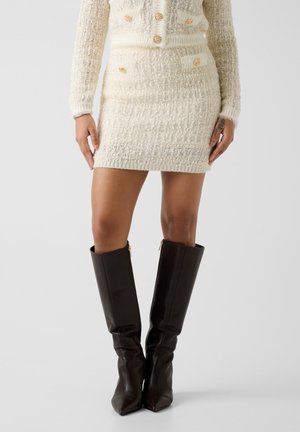 AOMORI - Jupe trapèze - weiß