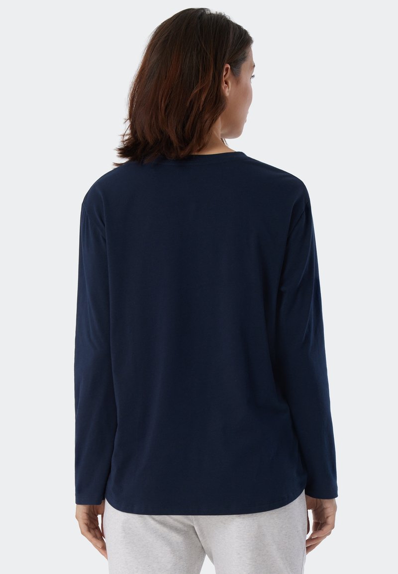 Schiesser Mix + Relax: Felpa Da Notte Donna, Maniche Lunghe, In Cotone - 4