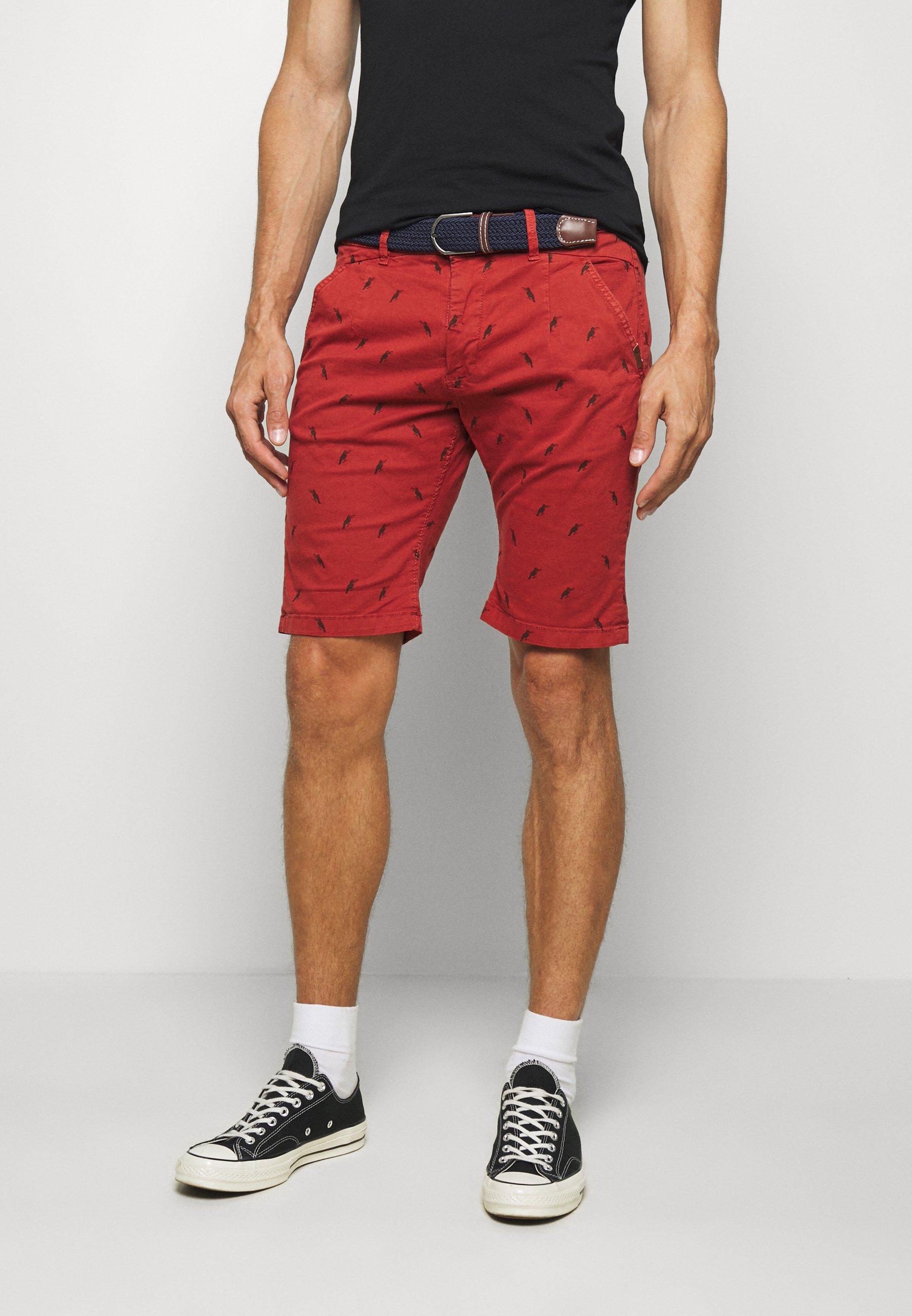 INDICODE JEANS ASHFIELD Shorts red ochre Zalando.no INDICODE JEANS FREDERICA - Shorts - army