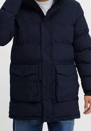 Wintermantel - black denim