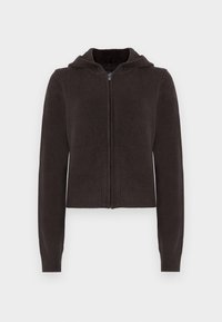 CASHSOFT ZIPPER HOODIE - Užtrauktuku užsegamas treningas - terra brown