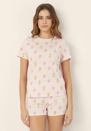 Yamamay SWEET SET - Pyjama set - light rose with print