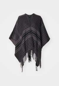 ONLVIOLET  - Poncho - magnet checks:black
