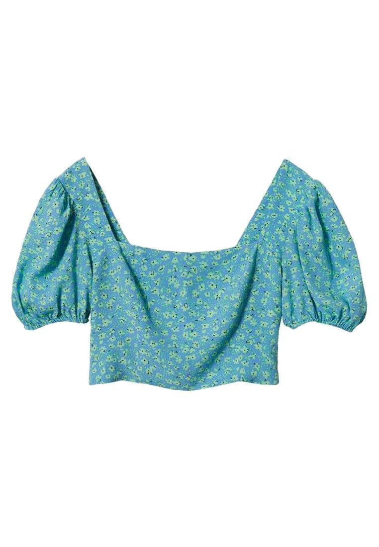 Mango Blouse donkerblauw