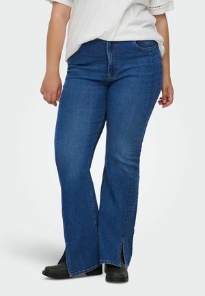 FLARED FIT CARCHRISTINE HOHE TAILLE  - Flared Jeans - medium blue denim