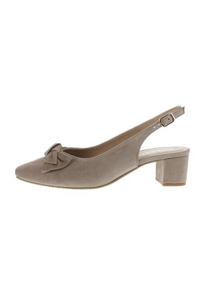ISAR - FEMININE SLING MIT SCHLEIFE - Pumps - dark taupe