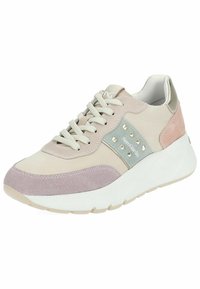 NeroGiardini Sneakers laag - velour lilla velour yogurt