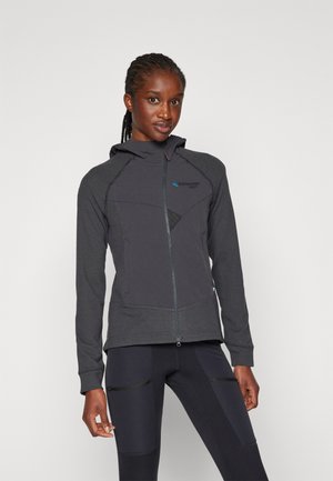 HUGIN ZIP HOODIE - Training jacket - raven